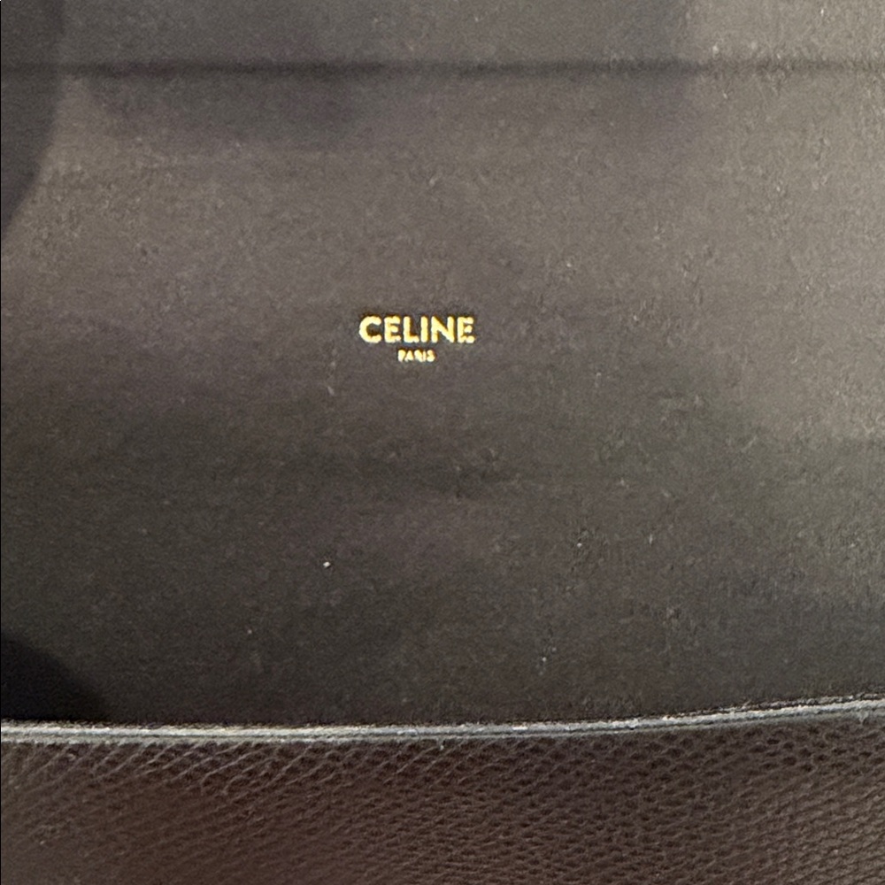 Celine Acetate Black Rectangular Sunglasses - Picture 13 of 13